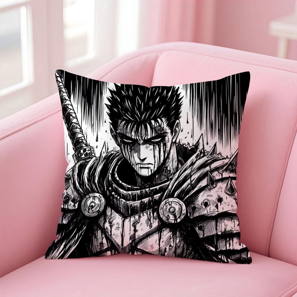 Cool B-BerserkS Cushion Cover Home & Car Multi-Scene Pillow Cover - Reversible, Soft & Durable for Daily Use