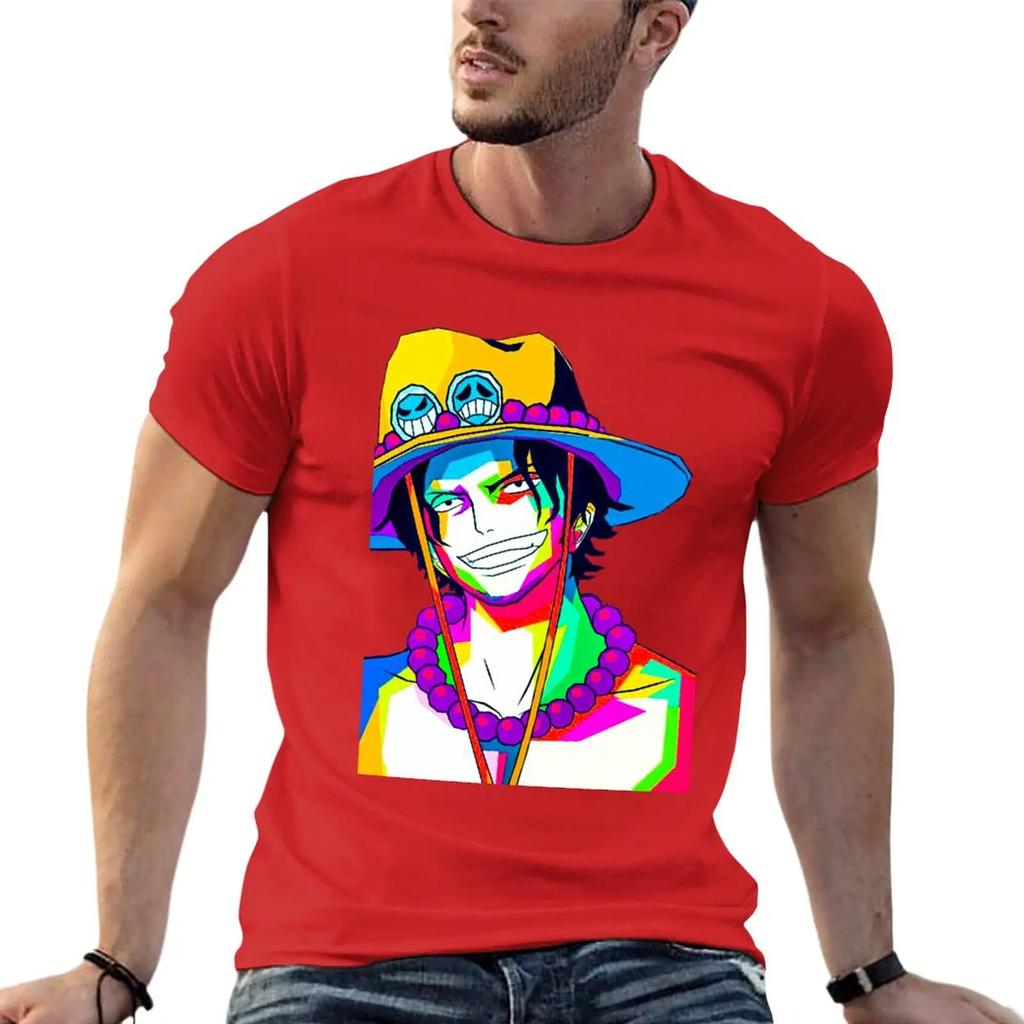 Portgas D. Ace T-Shirt plus size tops customs t shirts for cotton