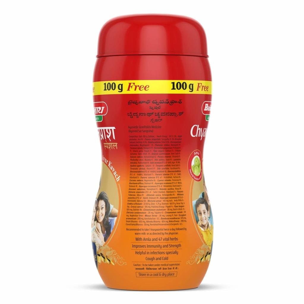 Baidyanath Asli Ayurved Chyawanprash Special 950g + 100g Free Natural Immunity Booster For Adults Kids