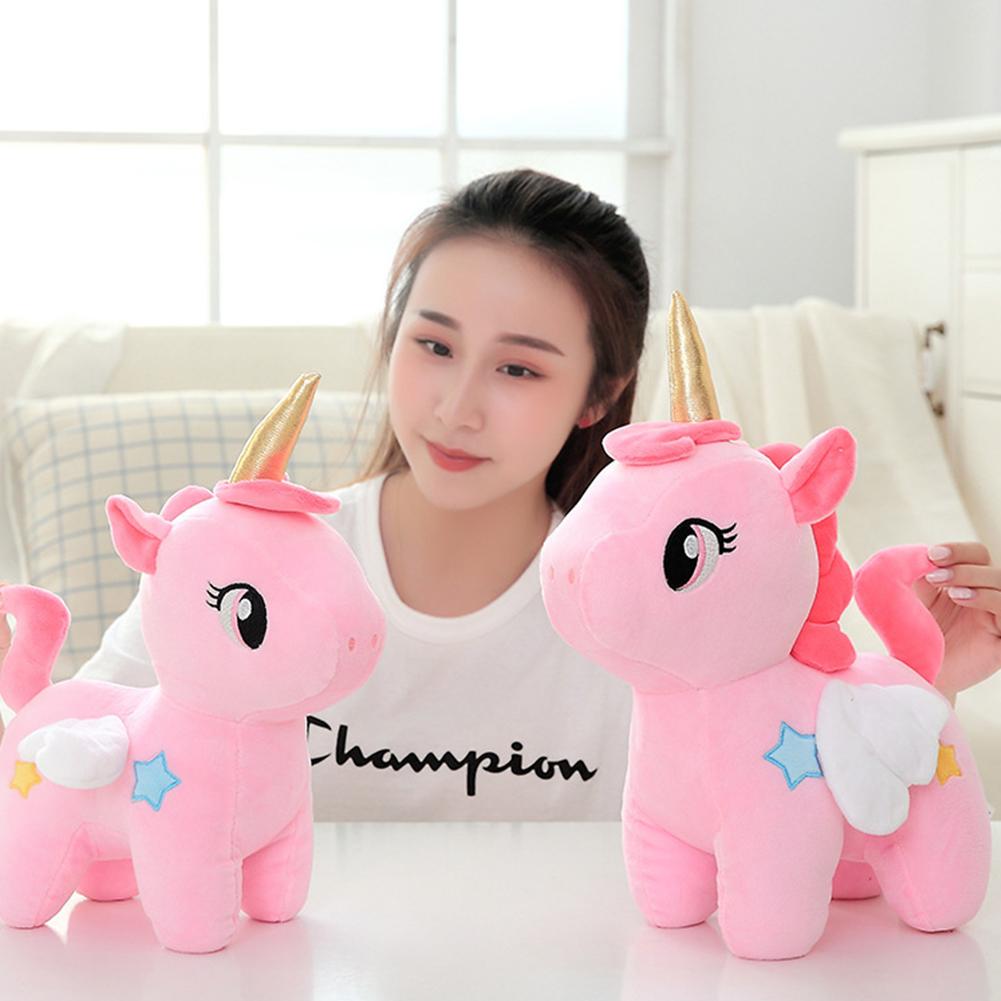 10/20/25cm Kawaii Unicorn Plush Toy Soft Stuffed Unicorn Soft Dolls Toys For Children Girl Pillow Birthday Gifts