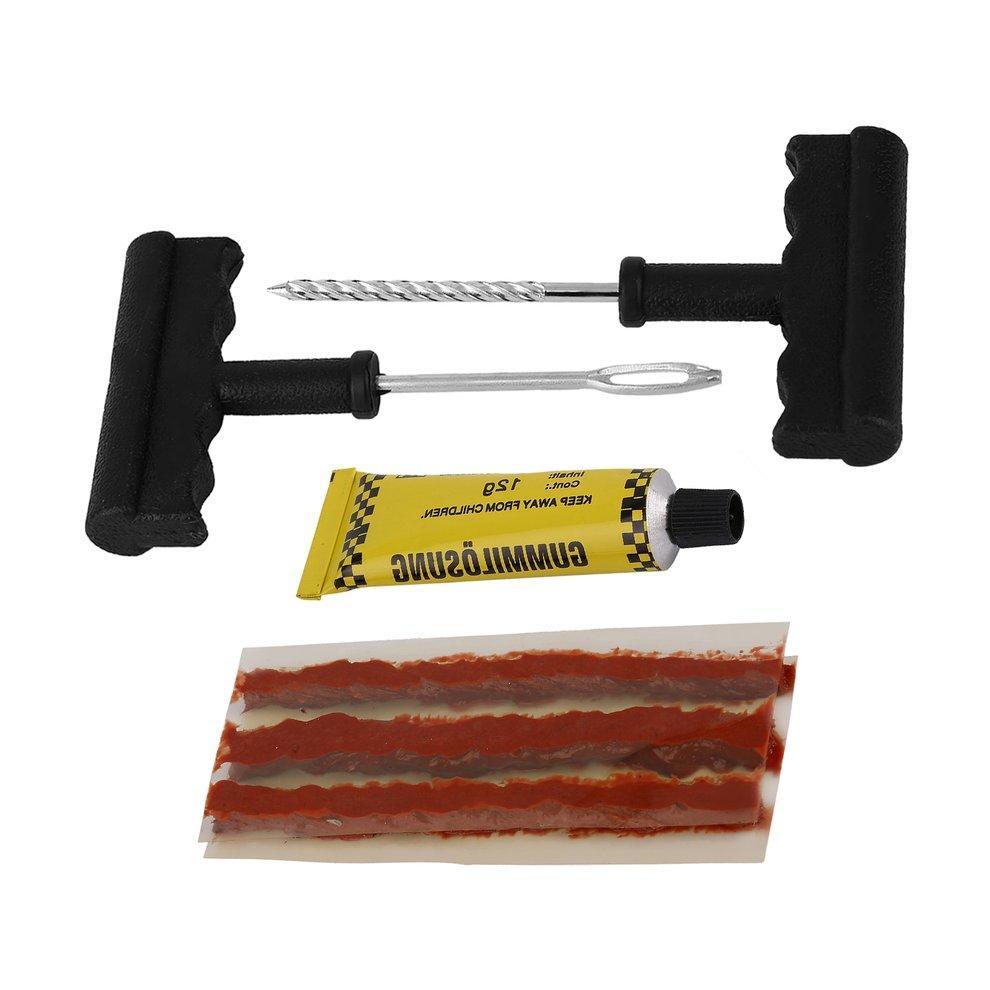 100x Schlauchloser Reifen Reifenpannen-Reparatursatz Streifen Stecker Auto Radf 100x Schlauchloser Reifen Reifenpannen-Reparatursatz Streifen Stecker Auto Radf