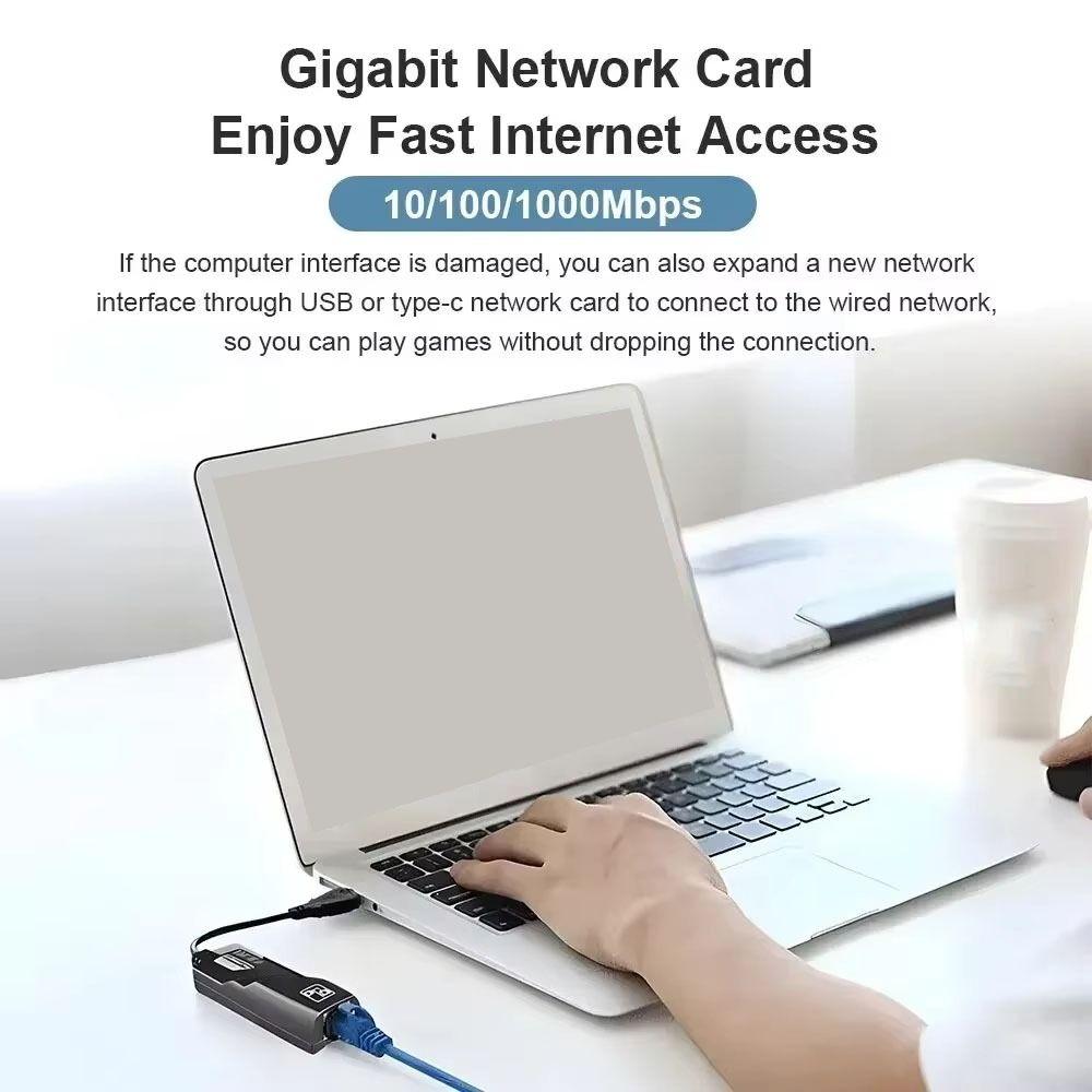 Wi-fi Dongle 1000Mbps USB Wifi Adapter USB to LAN USB Ethernet Adapter  for Computer/Phone