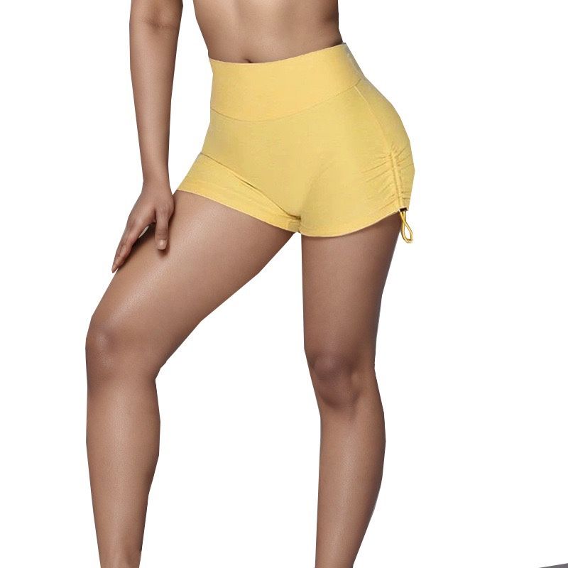 European and American Sexy Bubble Wrap Beauty Back Exercise Bra Open Back Fitness T-shirt Peach Hip Sports Shorts Fitness Suit Women