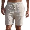 Linen Clothing For Men Natural Linen Pants For Men Contemporary Comfortable Quality Soft Linen Pocket Color Shorts