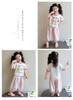 Girls' Summer Set 2026 New Fashionable Thin Clothes for Children's Fashion, Baby Girls' Summer Set Short Sleeve Two Piece Set