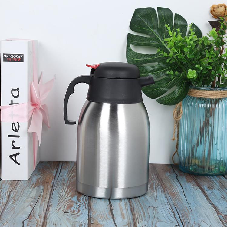 European Stainless Steel Insulated Kettle - Large Capacity Thermos for Hot Water and Tea
