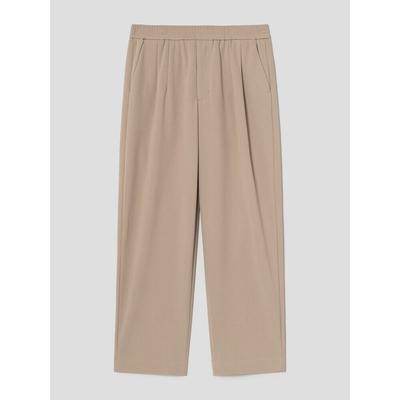 Poly Crepe Easy Pants Beige