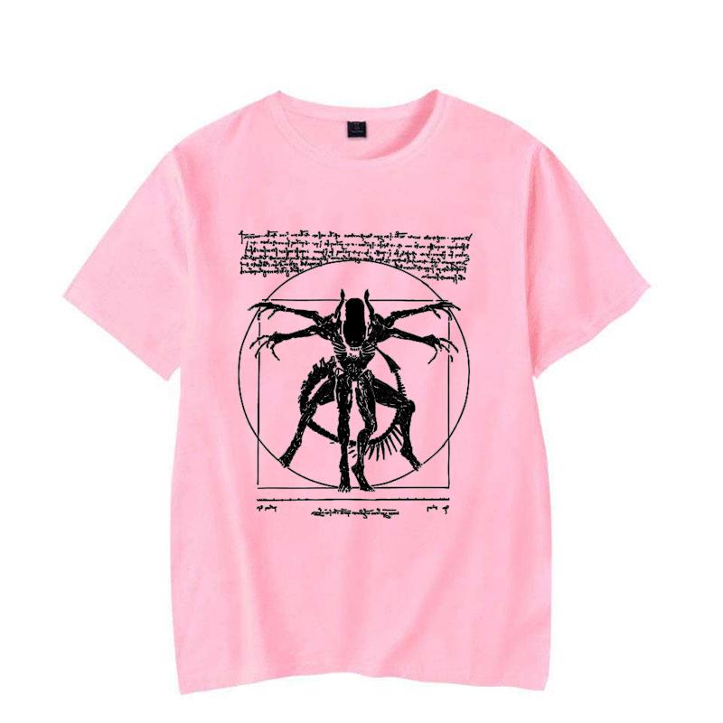 Alien Men's T-Shirt - Gamer T-Shirt Da Vinci Print Women Tops Fashion Tshirt