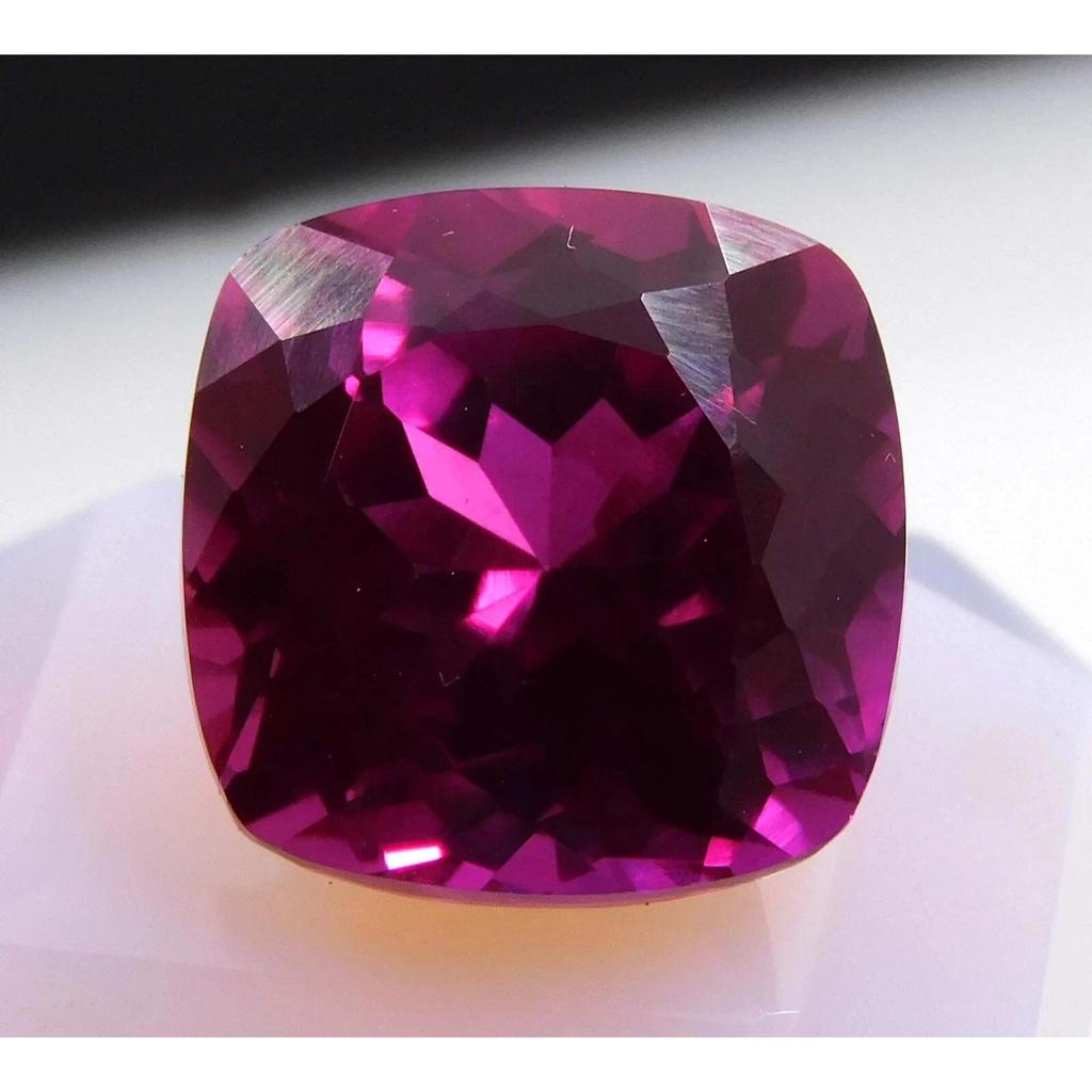 10-12 Ct Natural Pink Sapphire Cushion Cut Flawless Certified Loose Gemstone