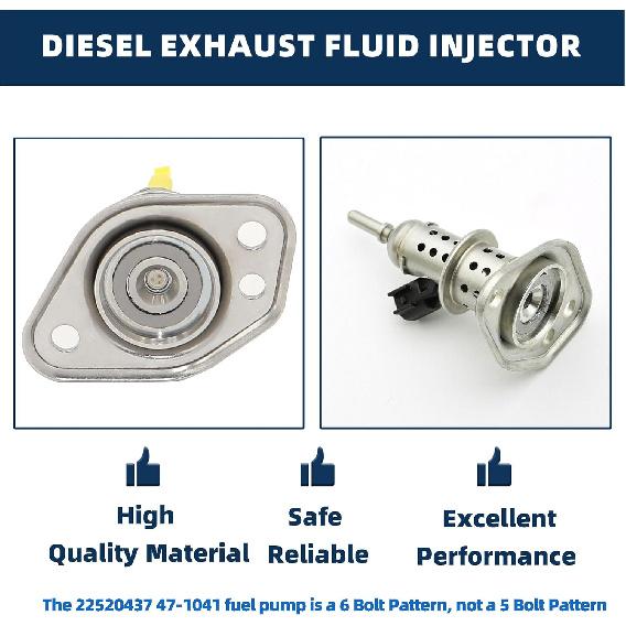 Diesel Exhaust Fluid Injector DEF Injector Compatible With Ram 2500 3500 4500 5500 6.7L 2013-2022 Ford F250 F350 F450 F550 Super Duty 6.7L Diesel