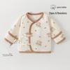 Unisex Cotton Tagless Baby Top: Newborn Half-Sleeve for Spring/Autumn, Long Sleeve All-Season Monk Suit