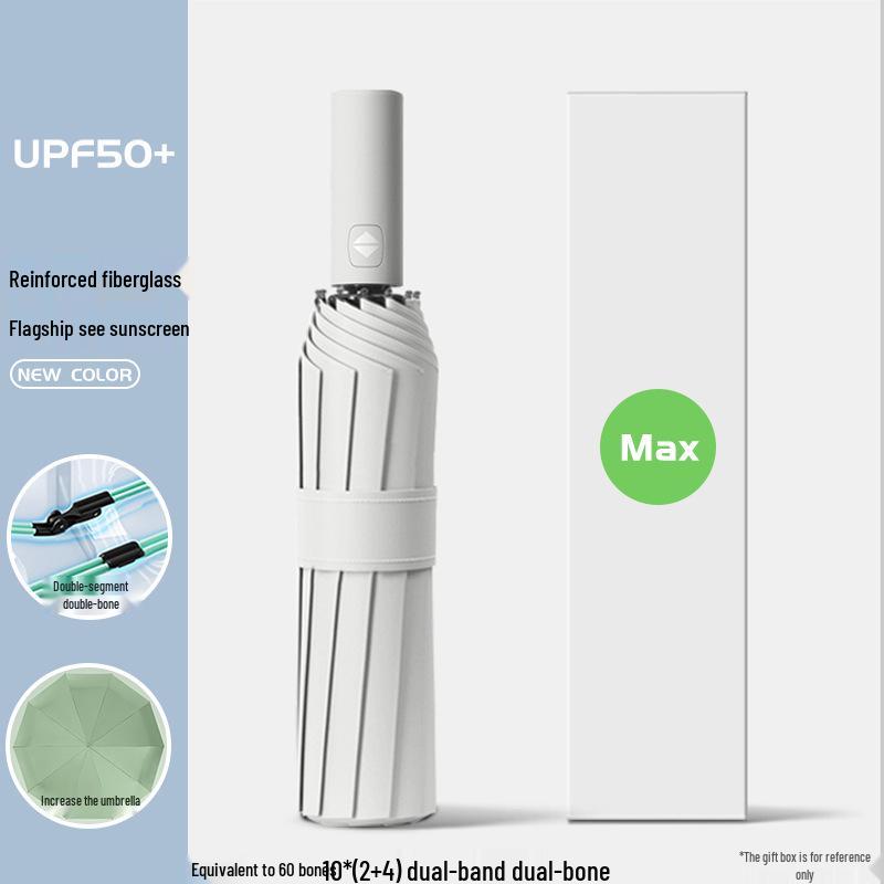 288-Bone Windproof & Stormproof Large Folding Dual-Use Umbrella for Men & Women