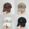 Adjustable Cotton Wide Brim Cap With Letter Pattern For Summer And Autumn Men Women