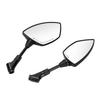 1 Pair Rearview Side Mirrors 360 Degree Rotation   for Motocycle Scooter ATV Dirt Bike 0.3in 0.4in Mounting