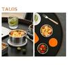 Stainless Steel Snack Containers for Kids Leak Proof Toddler Food Container with Silicone Lids Stackable Metal Lunch Box for School And Daycare