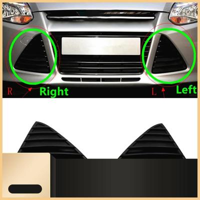 Car Front Bumper Triangle Grill Cover For Ford Focus 3 2011 2012 2013 2014-N30R