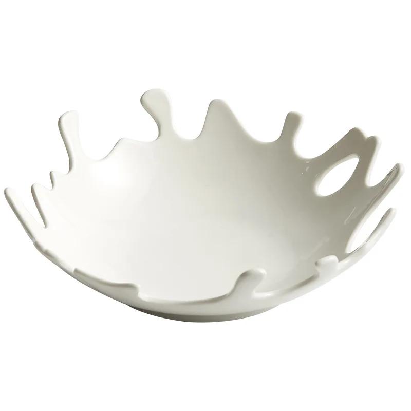 Creative coral artistic conception dish dish insfeng family restaurant senior ritual tableware fruit salad dish