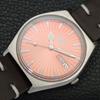 JAPAN VINTAGE SEIKO 5 AUTOMATIC 6309A MENS PEACH COLOR DIAL WATCH A701466-5