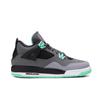 Air 4 Retro Grade School 'Green Glow' (Unisex) Dark Grey / Green Glow / Cement Grey / Black Kids' Basketball Shoes 408452 033