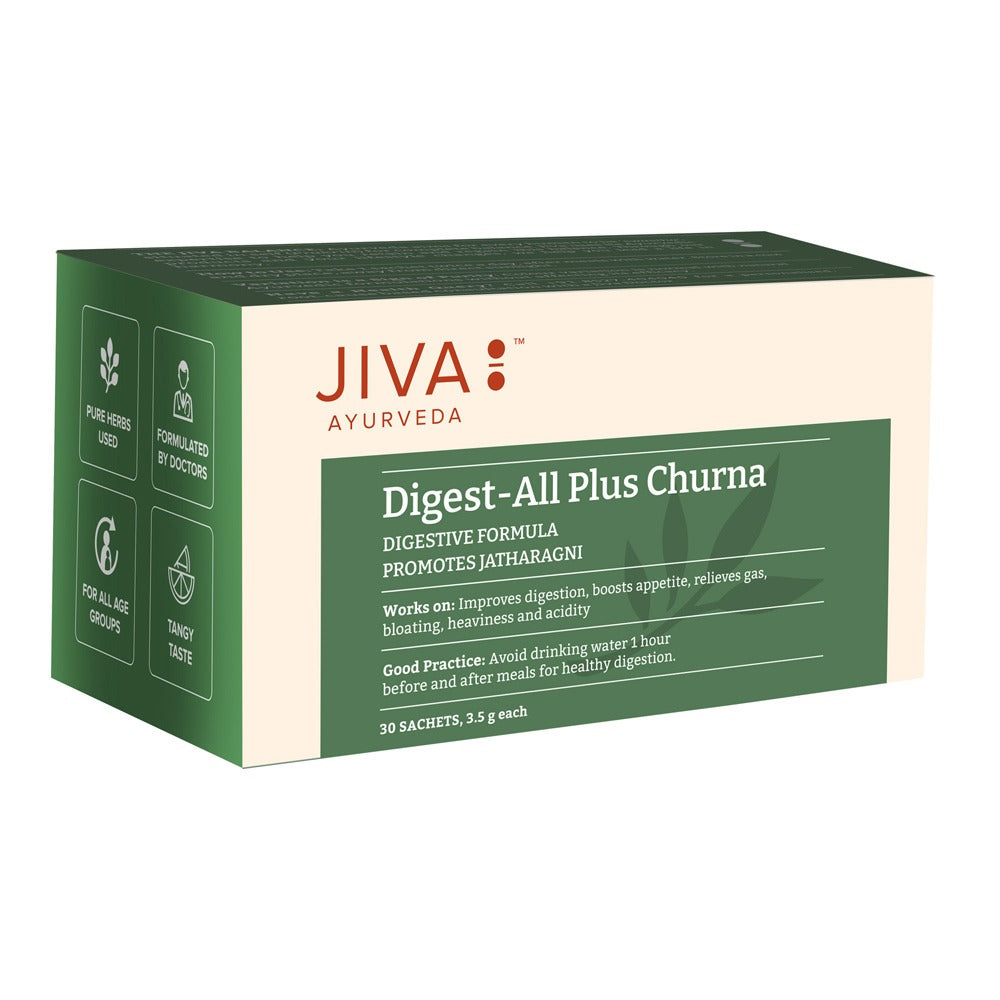 Jiva Digestall Churan Sachets For Post-Meal Herbal Support And Daily Wellness 30 Sachets Pack Of 1 Natural Wellness Blend