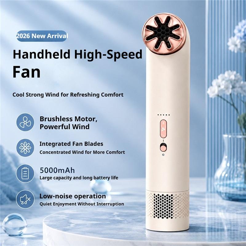 Latest MiniCool Fan USB C Charging Powerful Wind Portable Handheld And Neck Hung Dual Use