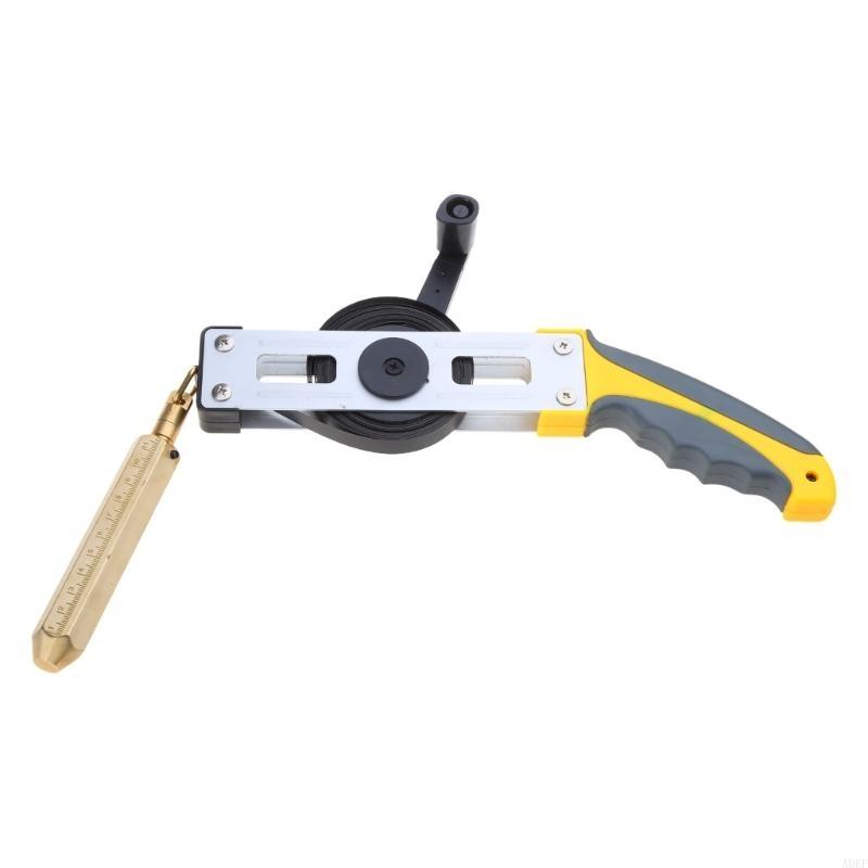 5/10/15/20/30M Oil Gauging Tapes Metal Tape Measure with Brass PlumbBob A0KF