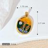 Multi Style Flower Charms For Jewelry Making Brass Gold-Plated Oil Drop Pendant Diy Jewelry Material