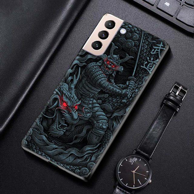 

Чехол для телефона для Samsung Galaxy S21 S20 S10 S9 S8 Plus Ultra 5g S10lite S10e S7edge S20 S21 Fe, мягкий чехол самурай For Samsung S20Ultra