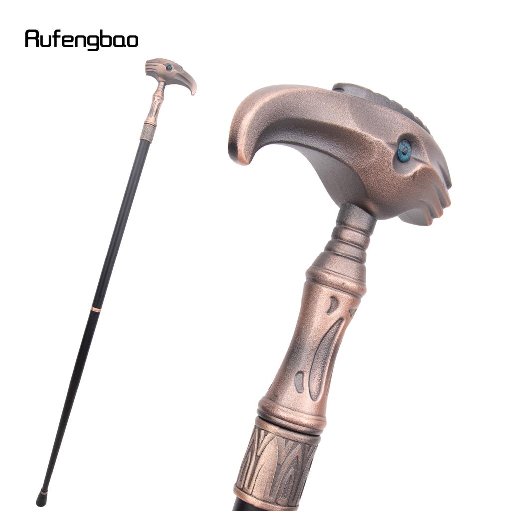 Bengala de cobre decorativa de luxo para cosplay, bengala de águia, bengala elegante e fashion para cosplay, liga de báculo, bengala vintage de 93 cm