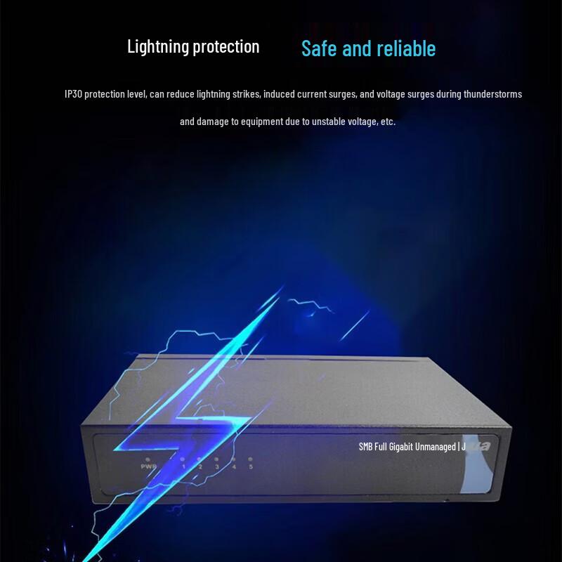 Dahua 16-Port Gigabit Security Network Switch CN plug (adapter included)