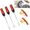 Heavy Duty Tire Changing Tool Kit Motorcycle Car Bike Tire Spoon Lever Iron Bar with Rim Protector Replacement Tools