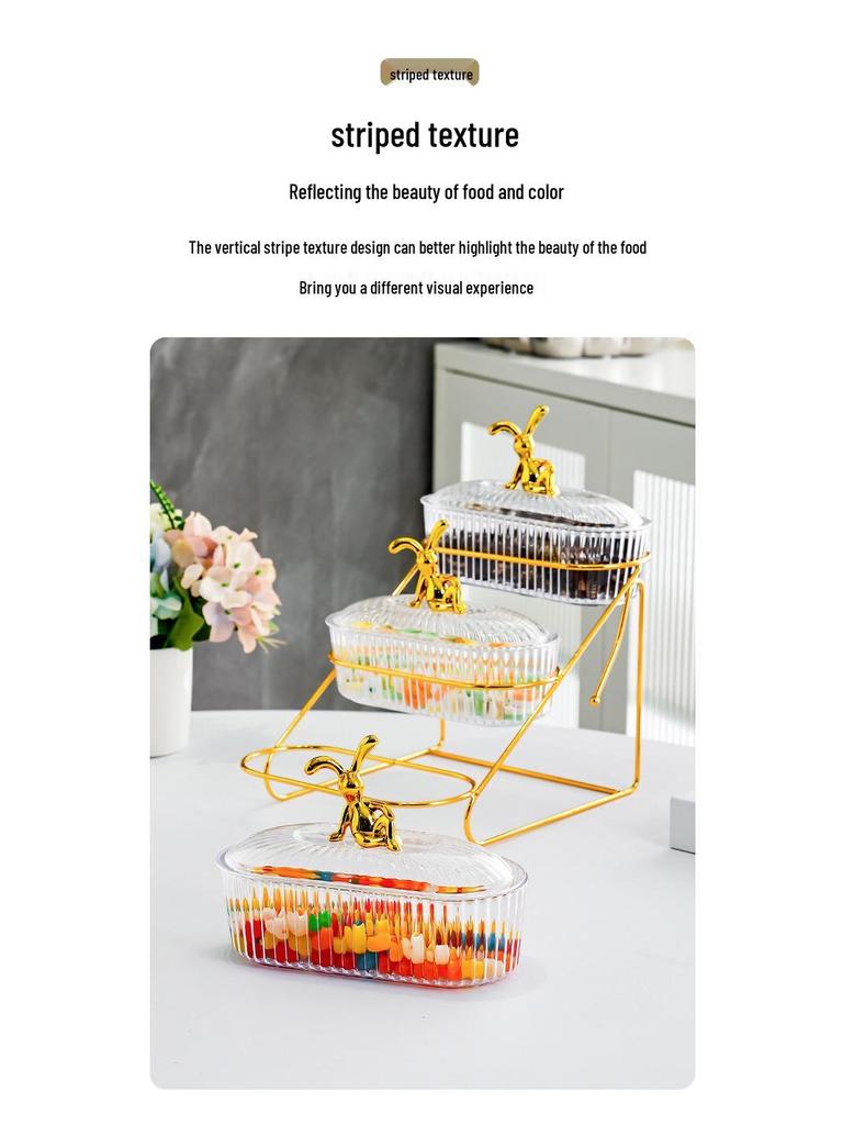 Farfurie de Servire Divizată pentru Fructe și Gustări Stil Nou pentru Living