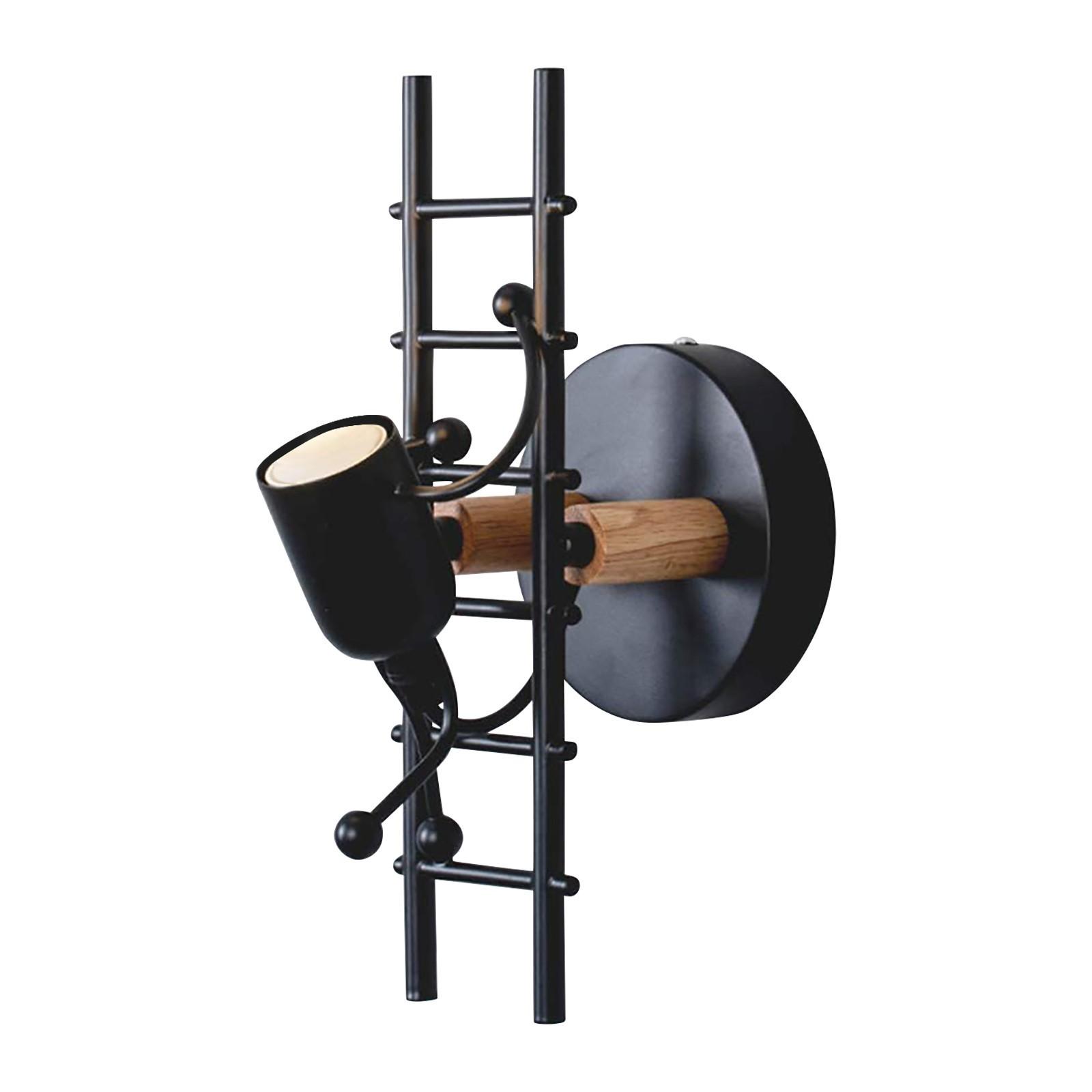 

Винтажные настенные светильники промышленного робота, бра, светильники для детской комнаты One Size чёрный