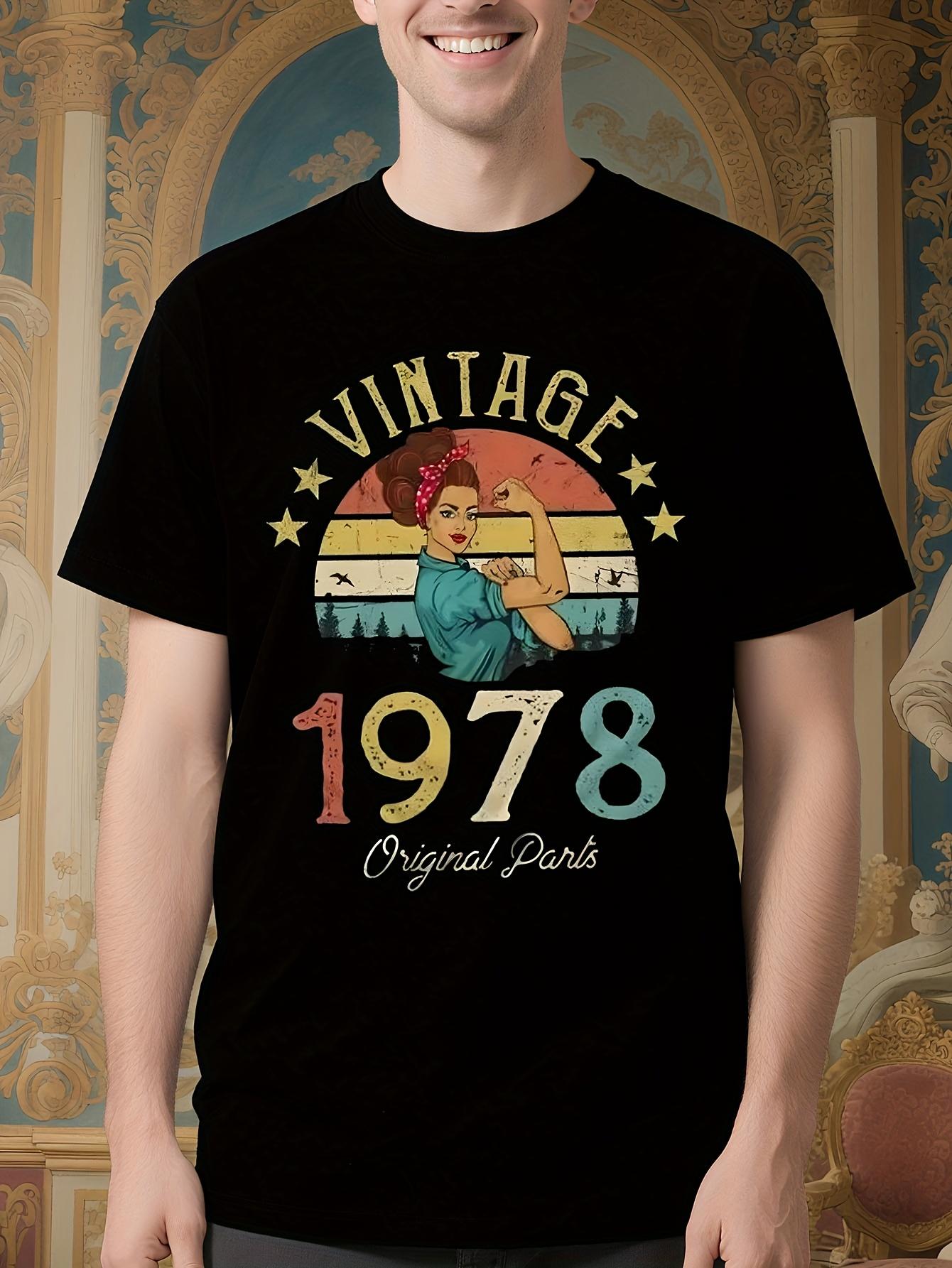 Vintage 1978 Graphic - Retro 44th Birthday Design T-shirt XXXL