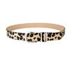 Women's Leopard & Snake Print Double Ring Buckle Belt - Versatile European & American Style
