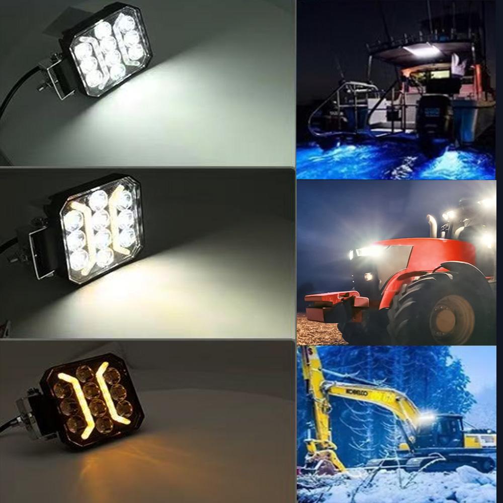 100MM/4inch Spot Led Off Road Driving Lights Super Bright Driving Fog Light Boat Lights Led Work Light s for Truck ATV SUV Boat