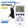 Highly power 16A Intelligent Temperature Control Socket Digital Display Thermostat Socket For Heating and Cooling Systems