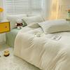 Milk Velvet Four Piece Set Ins Wind Winter Thickened Coral Velvet Bedspread Quilt Cover Flannel Bedding