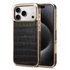 Denior Genuine Leather Crocodile Pattern Case for Apple iPhone 17ProMax 16.