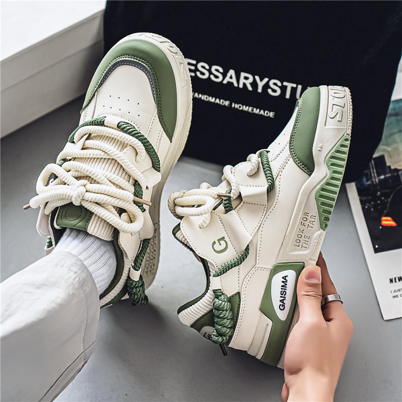 Scarpe da ginnastica comode, traspiranti, alla moda, per studenti e ragazzi, casual, quattro stagioni, da uomo, con suola morbida.