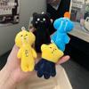 Cute Cartoon Plush Doll Keychain  Plush Toy Keychain Pendant Creative Kawaii Backpack Decoration Accessories Gifts
