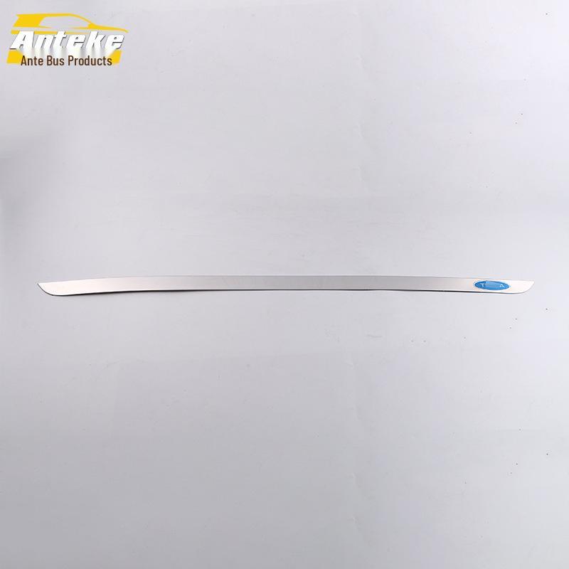 Tuda 18 Tailgate Trim: Rear Trunk Bright Strip & Bumper Anti-Scratch Sticker