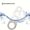 Stainless Steel 4-Hole Pasta Measuring Tool,Pasta Measuring Scale,Long Pasta,Wide Noodle Portion Control Tool,Kitchen Accessorie