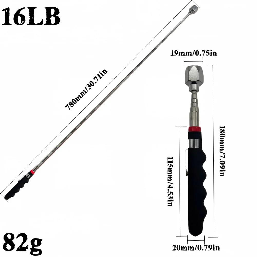 Telescopic Magnetic Pickup Tool With Strong Magnet For Retrieving Metal Objects In Tight Spaces For Home Garage And Workshop