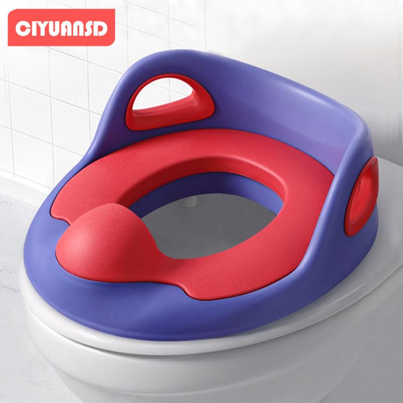 Folding Kids' Toilet Ladder with Baby Seat