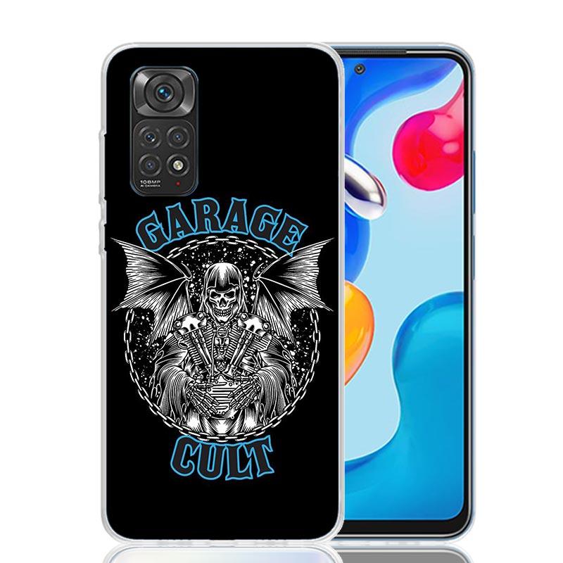 Motorcycle Gear Phone Case For Xiaomi Redmi Note 15 14 13 12S 12 Pro Plus 11S 11E 11 11T 10S 10 Art Soft Pattern Cover Redmi Not