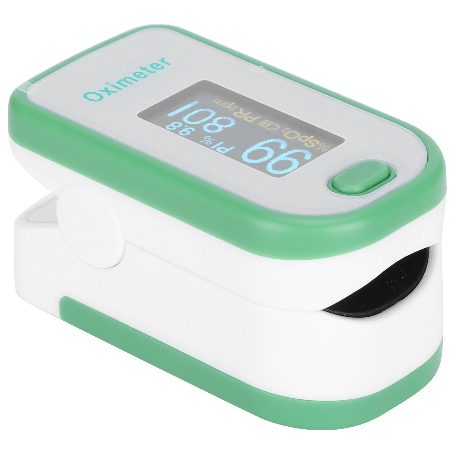 

Портативный пульсоксиметр на палец, монитор насыщения крови кислородом, измеритель частоты сердечных сокращений со шнурком