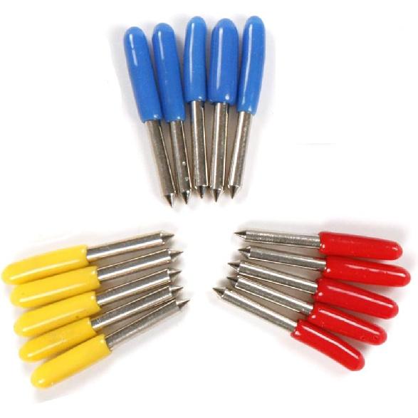 15pcs 30/45/60 Degree Roland Vinyl Cutter Cutting Plotter Blade with Blade Holder
