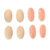 4 Pairs Shoulder Push Up Pads Silicone Sponge Adhesive Breathable Slip Resistance Reusable Shoulder Enhancer