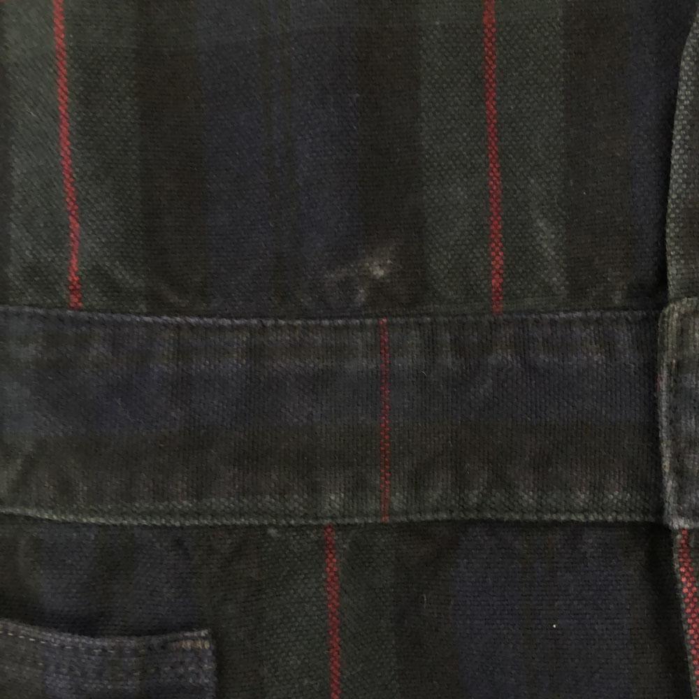 KAPITAL Check Long Sleeve Shirt Dress S Green System Fly Button Women Used